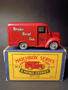 Matchbox 47A 1 Ton Trojan Van "BROOKE BOND TEA" 1958 VN/MINT In Orig. B3 Box - Picture 1 of 15