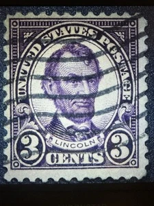 lincoln 3 cent us stamp - Picture 1 of 2