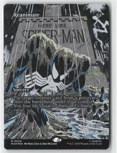 MTG - Reanimate (Borderless) M Marvel Universe Eternal-Legal 20 NM FOIL - Picture 1 of 2