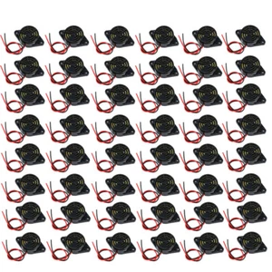 8/16/32/48PCS Allarme Cicalino Piezo Attivo 3v - 24v Suono Continuo dc 85DB C20 US - Foto 1 di 12