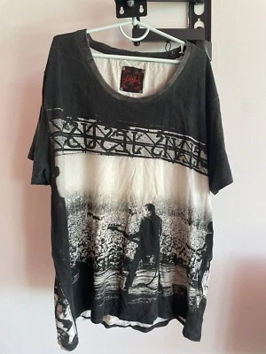 Camiseta Elvis Jesus Concert AOP Crazy Camiseta Gráfica de Diseñador Hombre Talla XXL Foto 1 de 4