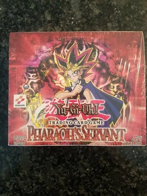Yu-Gi-Oh Pharaoh's Servant 1996 caja de refuerzo sellada de fábrica paquete de 24 YUGIOH raro Foto 1 de 4