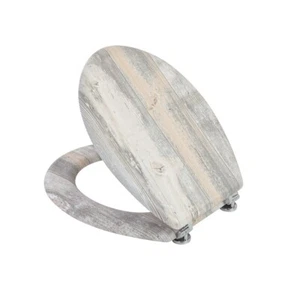 COPRIWATER UNIVERSALE SEDILE TAVOLETTA WC BAGNO MDF LEGNO WOOD KING 18" FERIDRAS