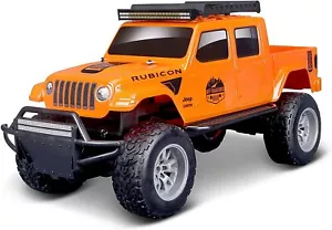 Maisto Tech 581603 - Voiture Télécommandée - Jeep Gladiator (Orange, 71Cm) R/C - Photo 1/7