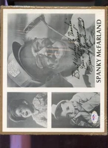 Spanky McFarland Little Rascals Photo AUTO SIGNED Autograph PSA PSA/DNA COA 8x10 - Picture 1 of 2