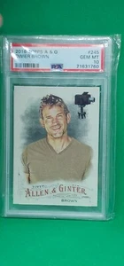2016 Topps Allen & Ginter #245 Dwier Brown PSA 10 GEM MINT Schauspieler - Bild 1 von 2