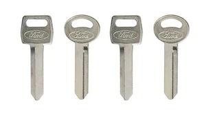 4 KEY BLANKS FITS 1967 & UP FORD MUSTANG FAIRLANE LTD MACH 1 SHELBY F100 H50 H51 - Picture 1 of 1