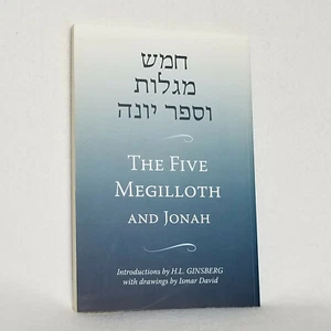 The Five Megilloth & Jonah, Intro by H.L.Ginsberg, Drawings by Ismar David, VG - Imagen 1 de 7