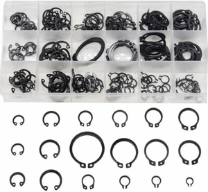 225 piezas Anillo de retención a presión Clip en C CirClip Surtido Kit 18 Popular 7/16"-5/16" - Imagen 1 de 4