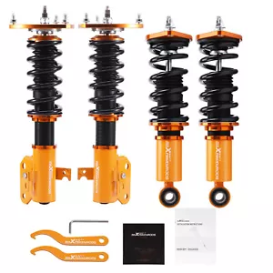 24 Level Damper Adjustable Coilovers For Subaru WRX & STI 15-21 Struts Absorbers - Picture 1 of 13