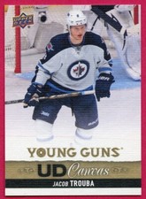 JACOB TROUBA 2013-14 UD CANVAS YOUNG GUNS #C-113 WINNIPEG JETS