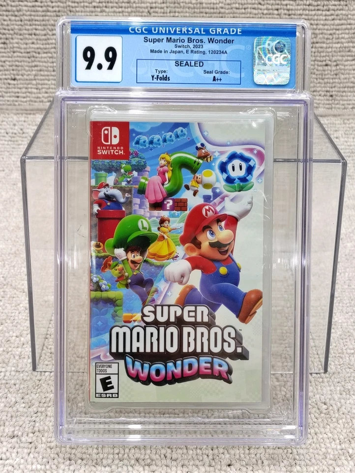 Super Mario Bros. Wonder Nintendo Switch VGA U90 NM /MT Uncirculated