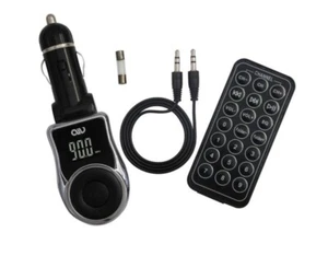 Nadajnik FM AIV USB SD wyświetlacz jack radio samochodowe AUX odtwarzacz MP3 samochód adapter - Zdjęcie 1 z 4