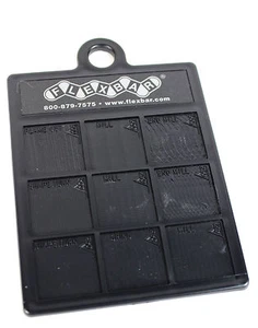 FLEXBAR SURFACE FINISH COMPARATOR- PLASTIC - #16007 - Picture 1 of 7