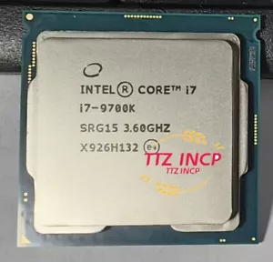 Intel Core i7-9700K 3.60GHz 8 Core 12MB 95W LGA1151 SRG15 CPU Processor - Bild 1 von 3