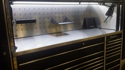 Super Bright Magnet LED Light Workbench Toolbox Auto Shop Under Cabinet Black  - Image 1 of 4