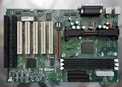 AOpen AX6LC Motherboard Award PCI/PNP 686 Intel W83977TF-A FW82443LX FW82371AB - Image 1 of 4