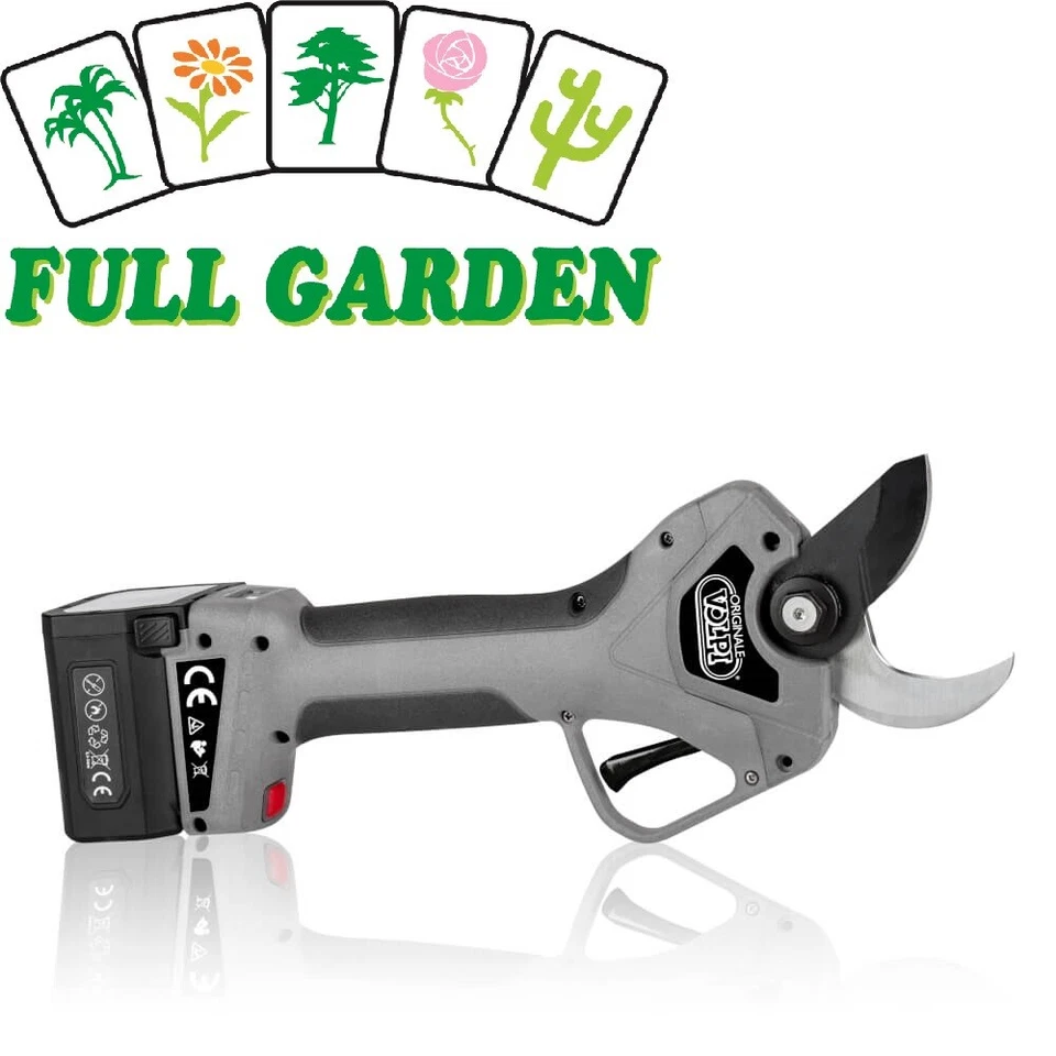 Forbice potatura a batteria cordless VOLPI KV390 con 2 batterie