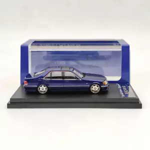 Street Weapon 1:64 Benz W140 S600 Blue Limited 499 Diecast Model Car Collection - Picture 1 of 6