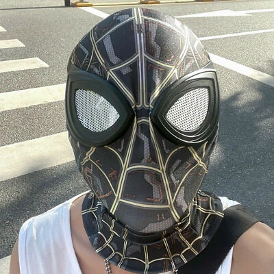 Spiderman No Way Home Mask Superhero Spiderman Face Hood Cosplay Costumes Props - Image 1 of 4