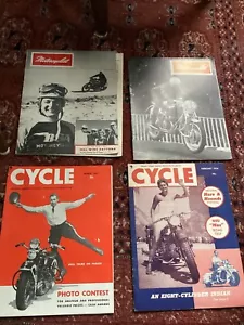 Vintage motorcycling magazine Lot Motorcyclist 1954 Cycle - Picture 1 of 8