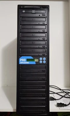Pro Duplicator 11 Slot Burner CD DVD Duplicator Multiple Disc Copier Replicating - Image 1 of 4