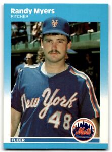 1987 Fleer Update Randy Myers p New York Mets #U-85