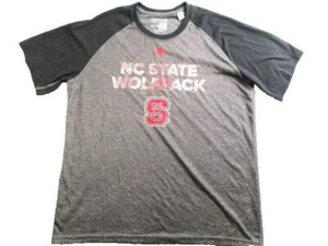NC State Shirt Adult Extra Large Wolfpack Adidas Climalite Ultimate Raglan Mens - Picture 1 of 9