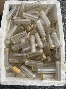 Tubi per monete in plastica misura quarto Harris, Anco ecc., quantità 22, usati no monete - Foto 1 di 2