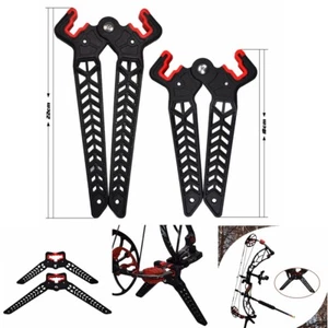 Archery Bow Stands Compound Bow Rack Stands Kickstand Shooting Holder 3D Shoot - Picture 1 of 14