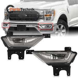 Pair Front LH+RH Fog Lights Bumper Lamps W/bulbs For 2021-2023 Ford F150 F-150 - Picture 1 of 12