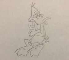2000's DAFFY DUCK by Len Simon 12.5x10.5" Animation Pencil Prod. Drawing #64-67