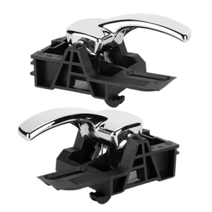 1 Pair Inner Chrome Door Handle 80671-JD00E For Qashqai J10 Mk1 2004-2017 - Picture 1 of 5
