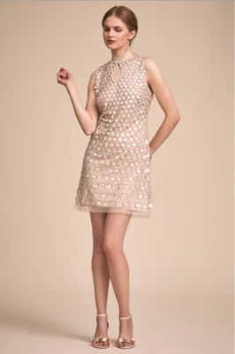 NEW Aidan Mattox Brilliance Dress size 10 BHLDN MSRP: $395 - Image 1 of 3