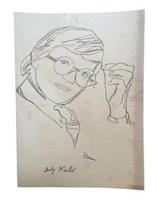 ANDY WARHOL - PAPER PAINTING - POP ART STYLE - SIGNED - Picture 1 of 2