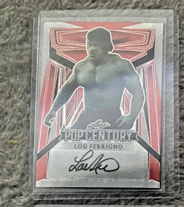 2023 LEAF POP CENTURY THE HULK LOU FERRIGNO CERTIFIED AUTOGRAPH #2/3