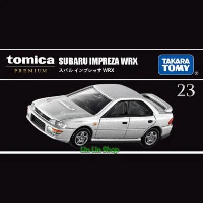 Tomica Takara Tomy Premium TP23 1/61 Subaru IMPREZA WRX Silver Diecast Car Model - Image 1 of 4