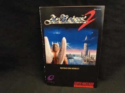 Custom Fan Art ActRaiser 2 Super Nintendo SNES  Manual Only /Instruction Booklet - Image 1 of 4