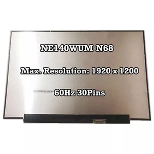 NE140WUM-N68 1920x1200 EDP IPS Slim 14" Laptop LCD Screen Replacement Panel - Afbeelding 1 van 4