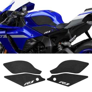 Pad adesivo serbatoio carburante laterale antiscivolo per Yamaha YZF R1 R1 R1M 20-21 - Foto 1 di 13