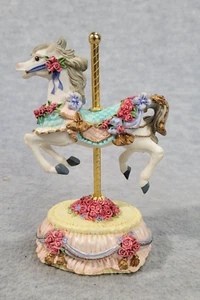 Figurina Yesterday Heritage House Carousel Horse Melodies County Fair Collezione - Foto 1 di 5