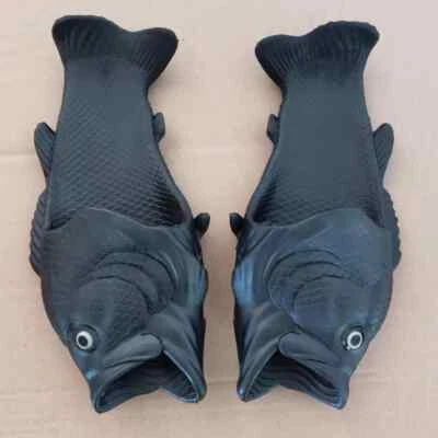 Zapatillas de playa de verano para hombres Zapatos para peces Niñas Chanclas de playa Unisex Zapatos divertidos Foto 1 de 4