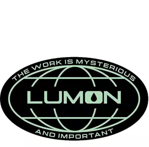 Severence, Lumon "The Work is Mysterious & Important" Vinyl 3" Die Cut Sticker - Picture 1 of 1