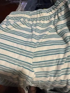 Pj Pants Size 7 8 Girls Green And White - Picture 1 of 1
