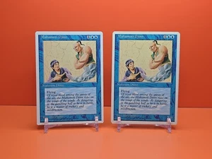 🔵🔵🔵 (2) 1995 MAGIC The Gathering MAHAMOTI DJINN 4TH EDITION PLAYED 🔵🔵🔵 - Picture 1 of 6