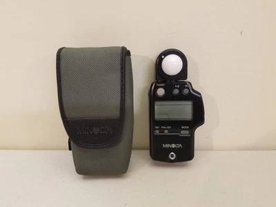 [CASI COMO NUEVO con estuche] Medidor automático Minolta IV F IVF Medidor de exposición a luz flash JAPÓN Foto 1 de 4