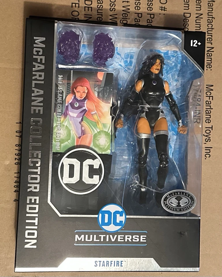McFarlane DC Multiverse Edición Coleccionista Starfire Platinum Chase Blackfire Foto 1 de 1