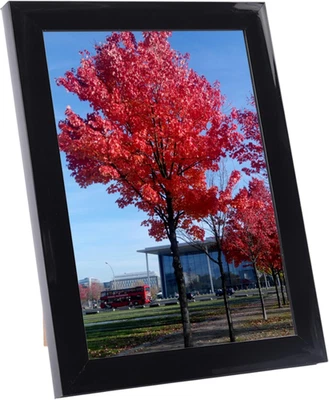 Marco de fotos de 5X7 pulgadas negro, marco de certificado de documentos de 5X7, con Foto 1 de 4