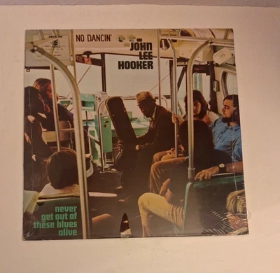 John Lee Hooker LP NEVER GET OUT-- BLUES ALIVE w/VAN MORRISON Sealed ABCX-736 - Image 1 of 4