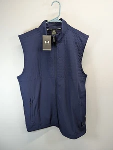 Under Armour Men LARGE golf Drive Pro Hybrid Storm Vest Full Zip Jacket NWT - Picture 1 of 11